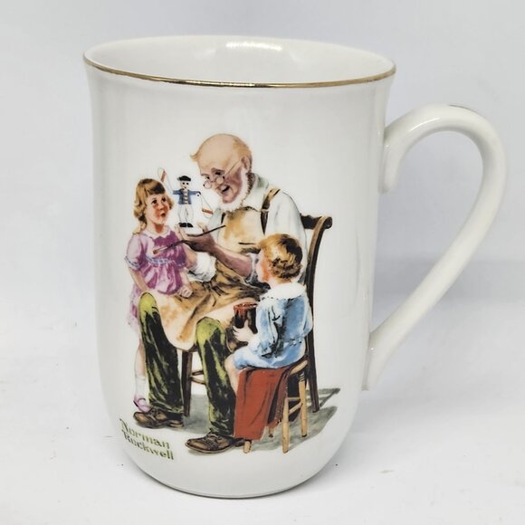 1982 Norman Rockwell Collector Cup - The Toymaker - Picture 1 of 4